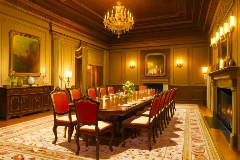 Charmant Castle Dining Room (A.I Art) by BraedimusSupreme95 on DeviantArt
