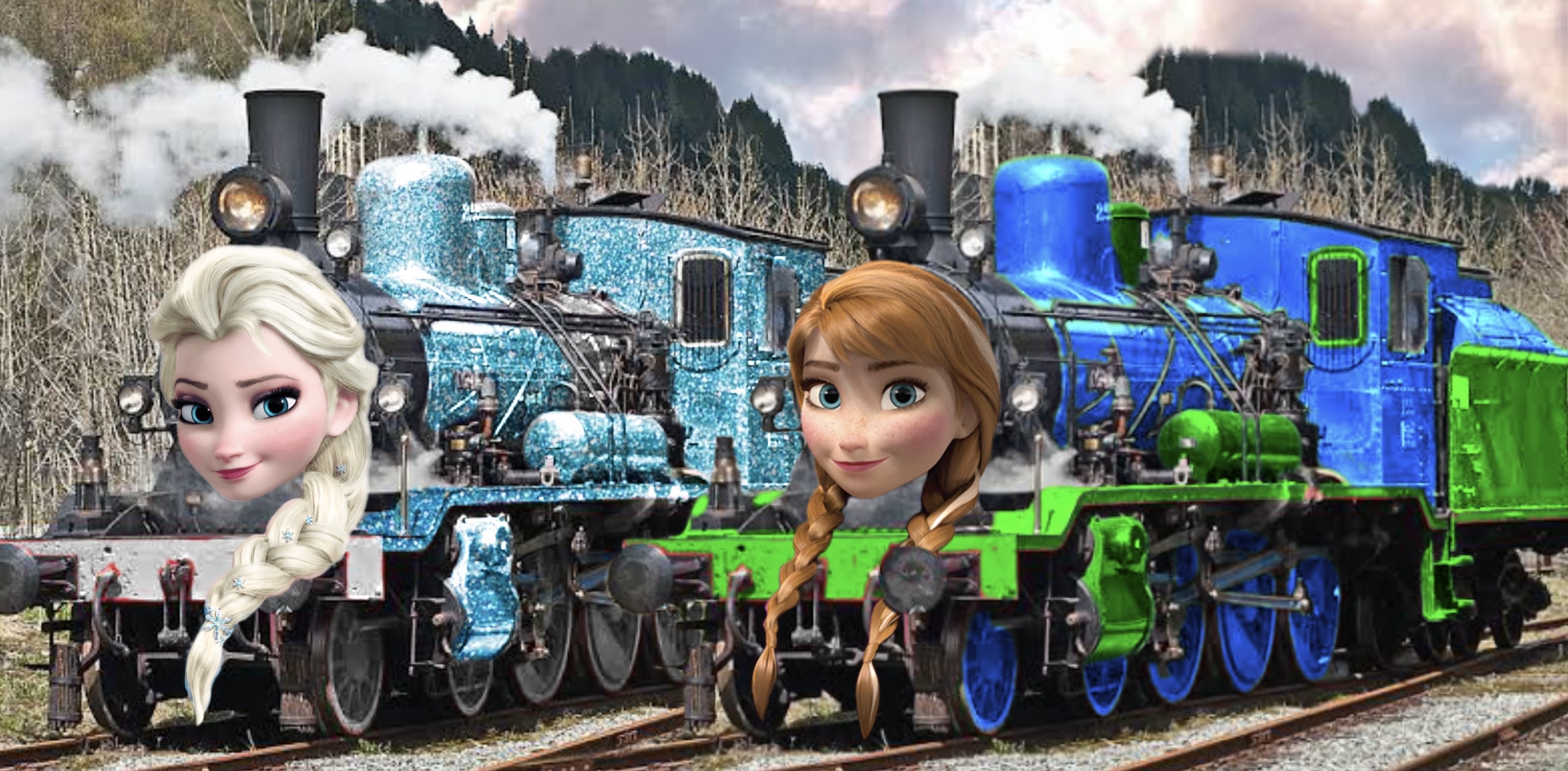 Elsa Train Anna and Elsa Trainsonas (Request) by BraedimusSupreme95 on DeviantArt