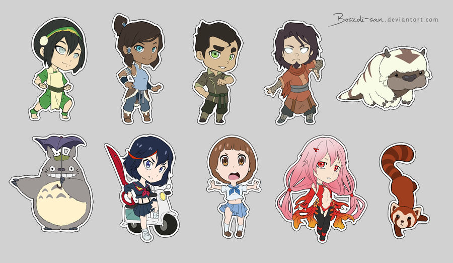 Keychain chibi pack