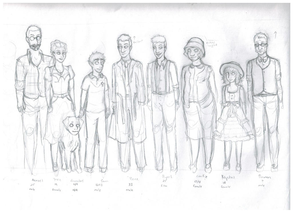 Height Comparison Chart pt 2 by merelyladybugs on DeviantArt