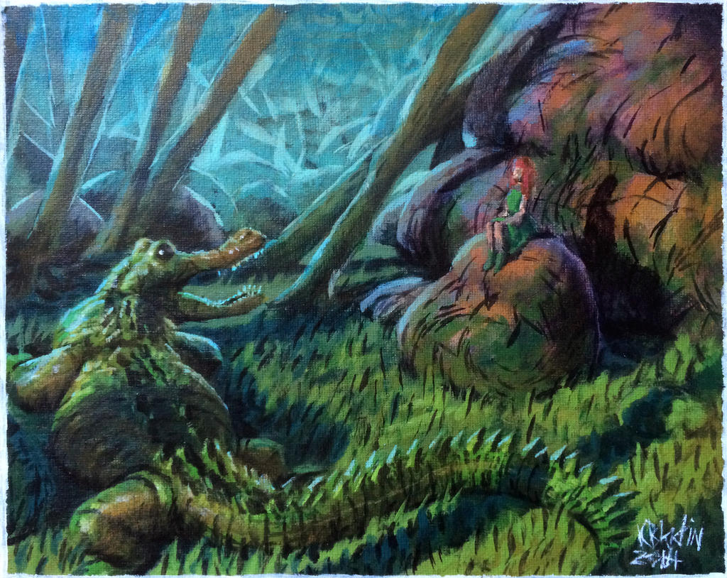 Forest Crocodile by K-Bladin