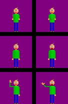 Baldi Sprite Rig Baldi Sprite Sheet by EN0PHAN0 on DeviantArt