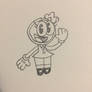 Daisy drawn on paper 