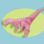 Velociraptor origami