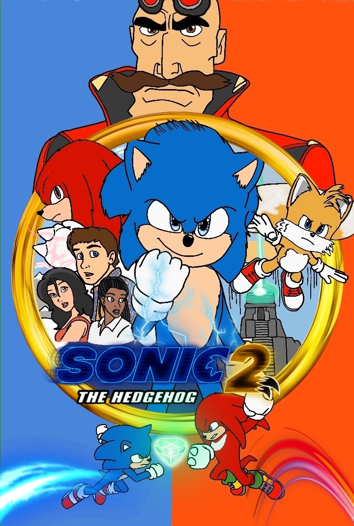 Sonic 2 o Filme capa by ALIX2002 on DeviantArt