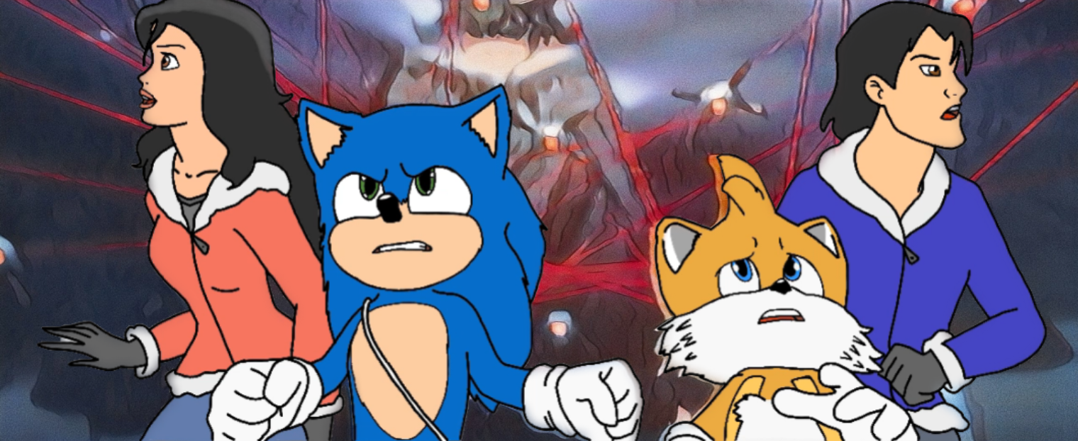 Sonic 2 - O Filme  Sonic & Tails vs. Robotnik & Knuckles