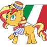 Sunset Shimmer as Italy