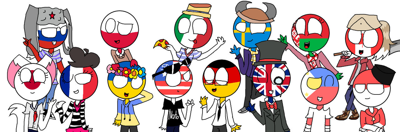 Country Humams Base Group photo (Countryhumans) by OlaLen267 on DeviantArt