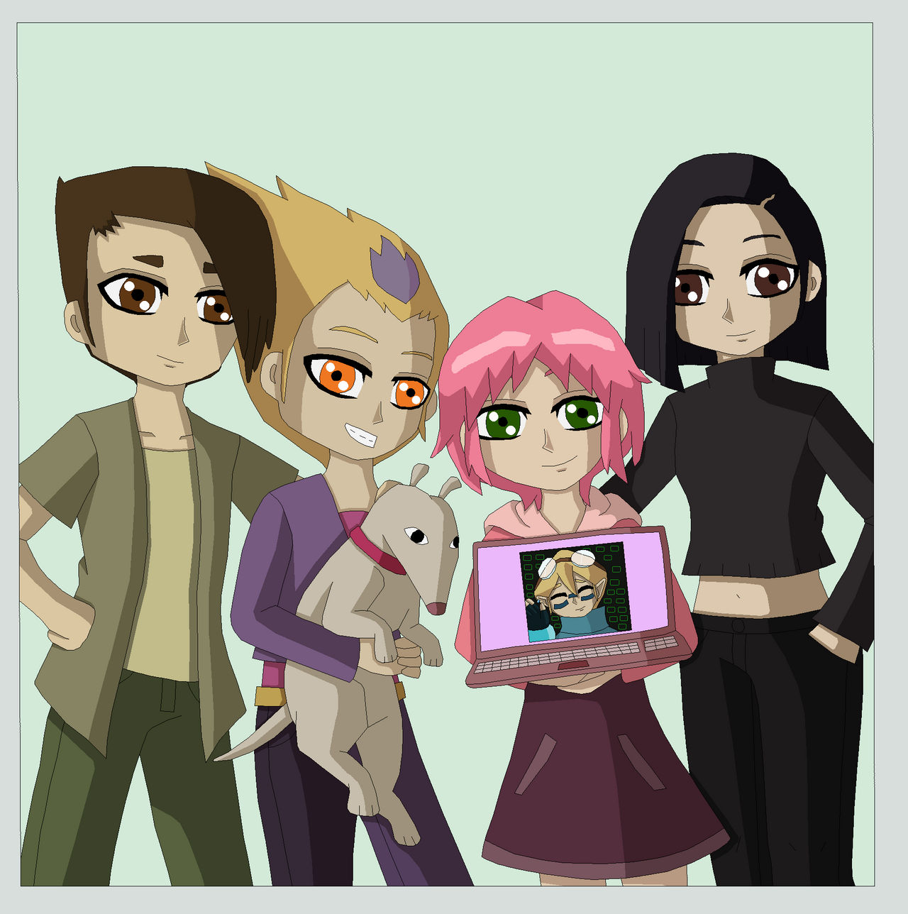 Jerlita Roleswap AU ~ Amnesia Group Photo by SepticAbzies on DeviantArt