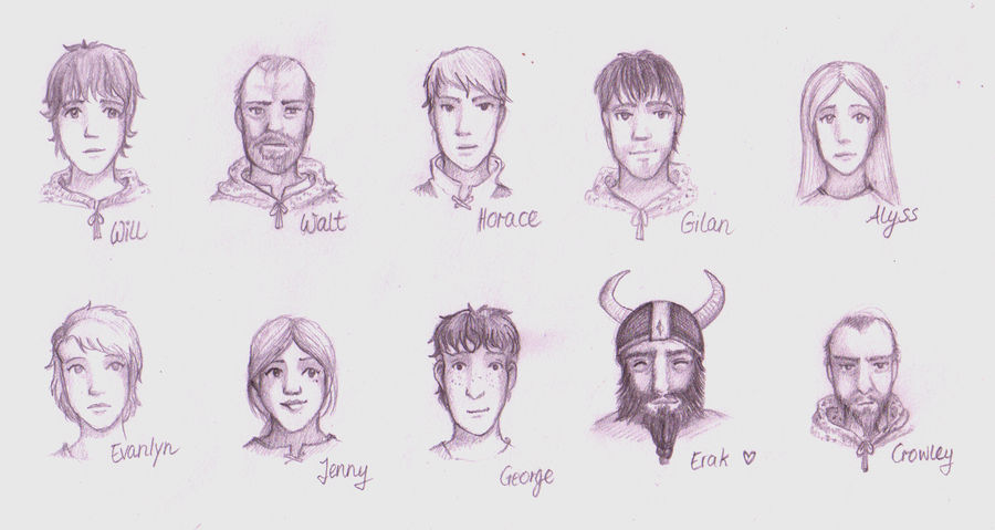 Ranger's Apprentice Characters by Shotechi on DeviantArt