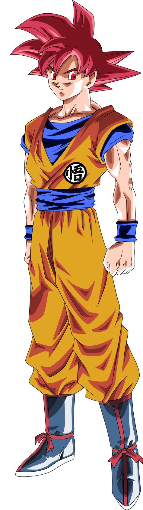 Goku Fase Dios by ShikoMT on DeviantArt