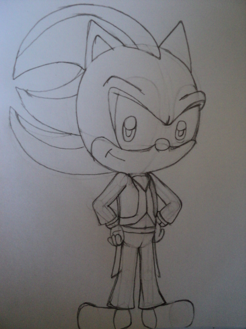 Shadow in Facilier's Outfit Sketch