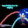 Happy Birthday Sonic Wallpaper