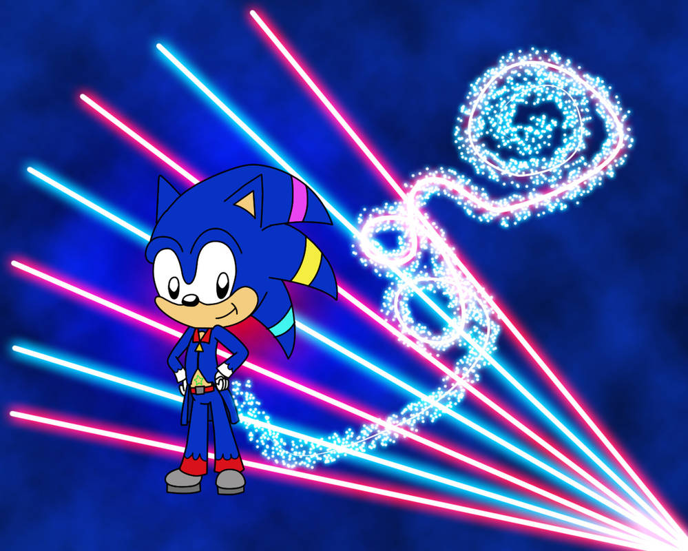 Therealsonicfan Rave Rave Sonic Wallpaper by marvincmf on DeviantArt