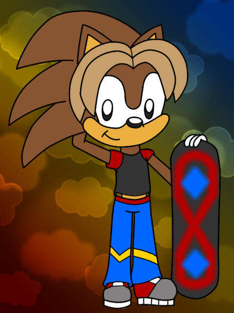 Kevin the Hedgehog in Riders Outfit (Version 1)