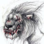 Black and White - Evil Lion