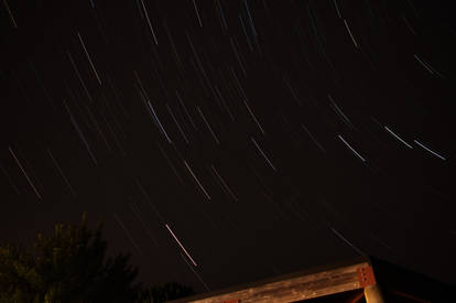 Bryant Park Star Trail