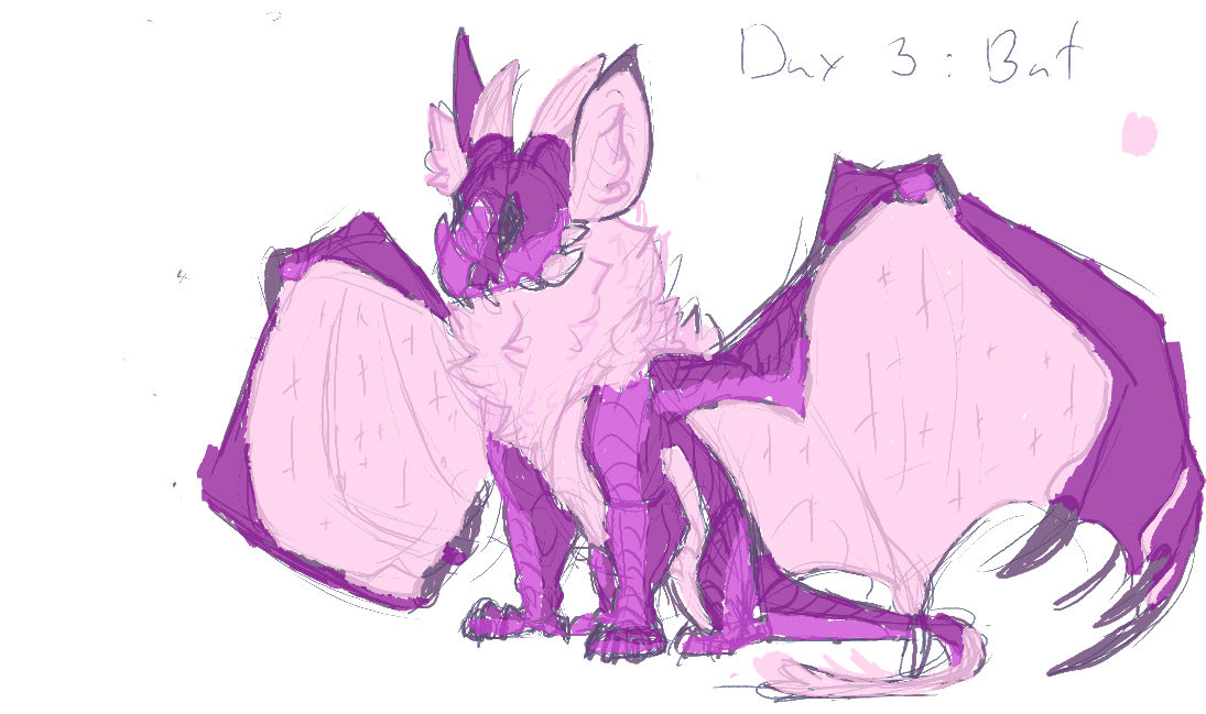 Colorful Bats Deviantart Day 3: Bat by TrashhMammal on DeviantArt