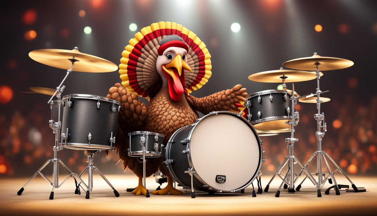 Turkeys Playing Instruments Turkey On Drums 012 by TIk9pXqh on DeviantArt