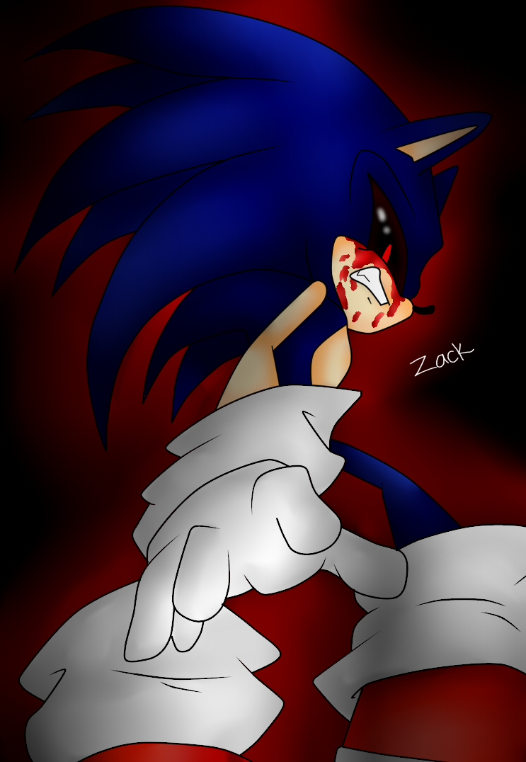 super dark sonic by cmara on DeviantArt