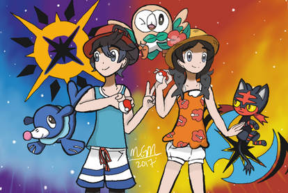 PKMN Trainers Sun and Moon Want to Battle