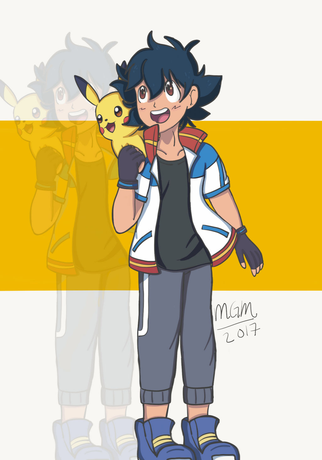 POKEMON SUN AND MOON - ASH IN ALOLA by Alexalan on DeviantArt