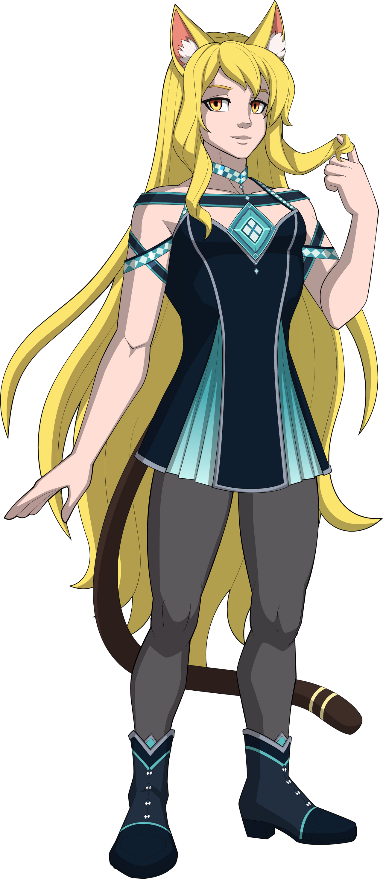 Kiiroi-Neko Dress genderbent by caitsith2 on DeviantArt