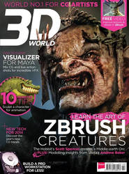 3D World Magazine cover Art Febuary 2014