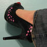 OOAK Custom Cherry Blossom Heels 5