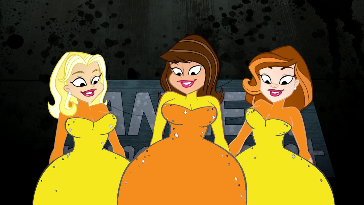 Deviantart Backup Singer Backup singers in orange and yellow dress by knight764 on DeviantArt