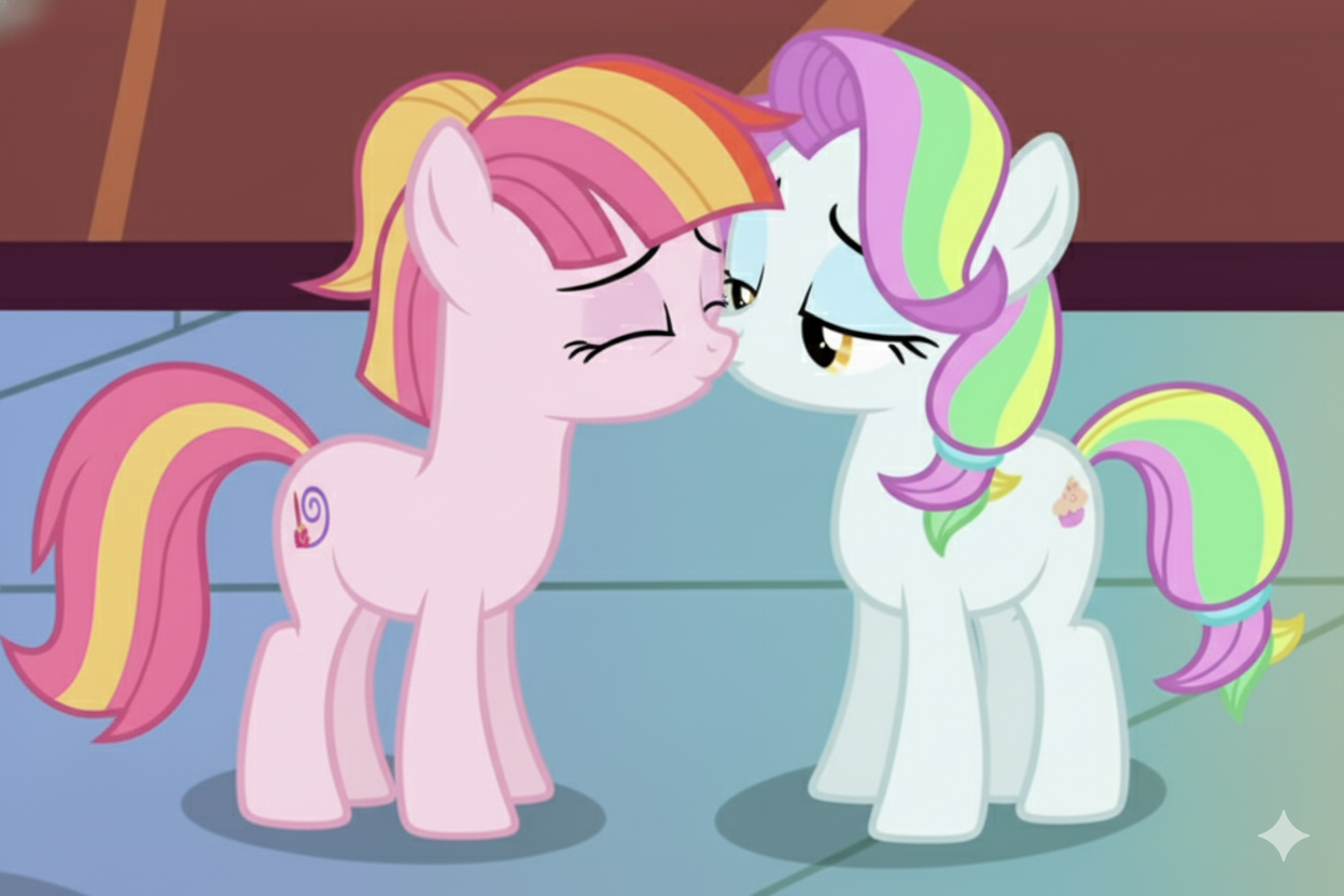 Tula Rula Mlp toola roola and coconut cream kissing by mlphhhh on DeviantArt