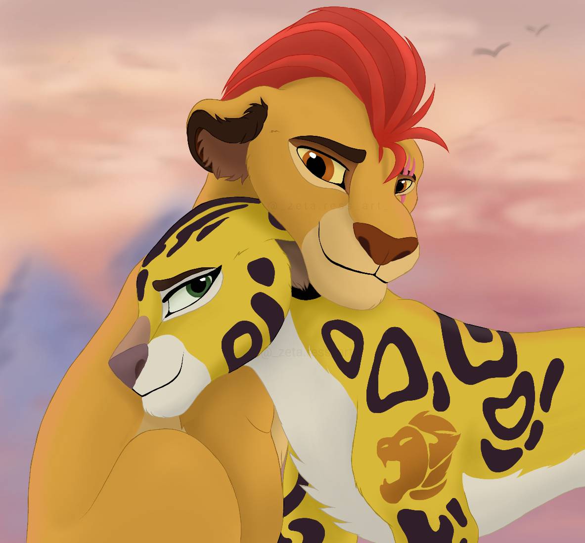 Kion Kion +Fuli by ZetaRessArt on DeviantArt
