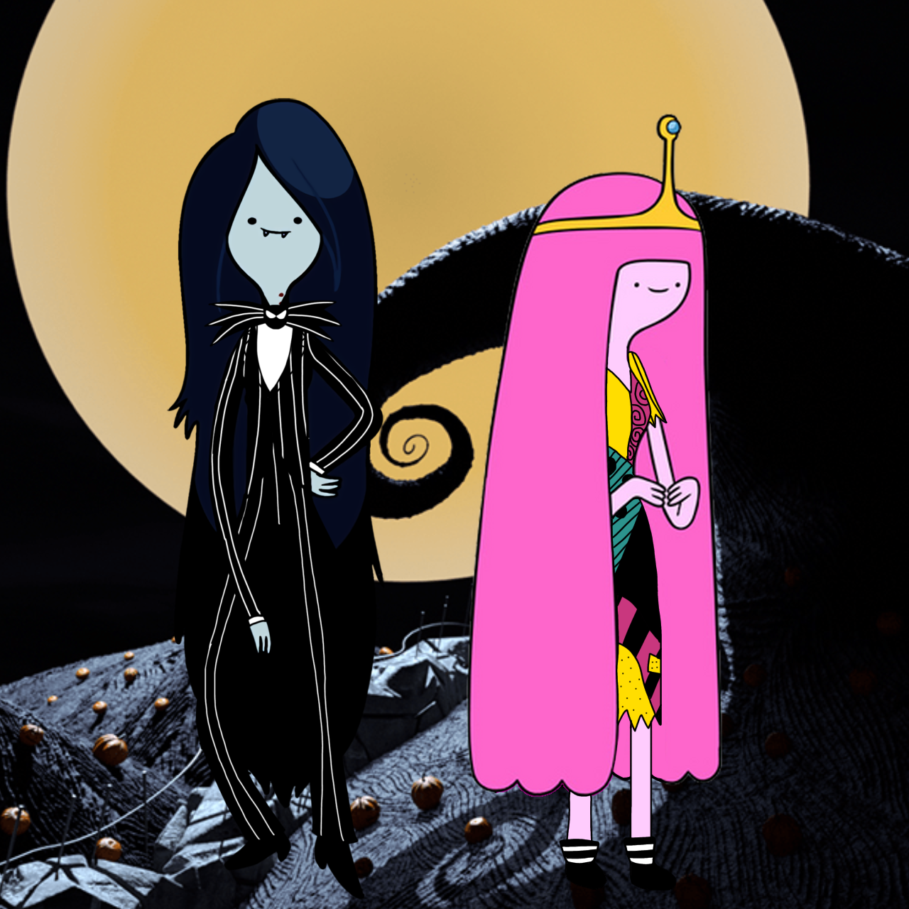 Crazy cartoon X-over Halloween special: Vampires by l0lm4tt on