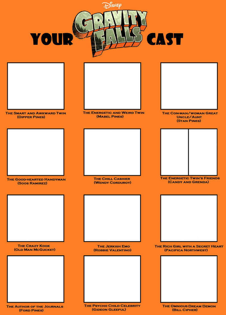 Gravity Falls Cast Meme Template (Reupload) by LittenRulez on DeviantArt