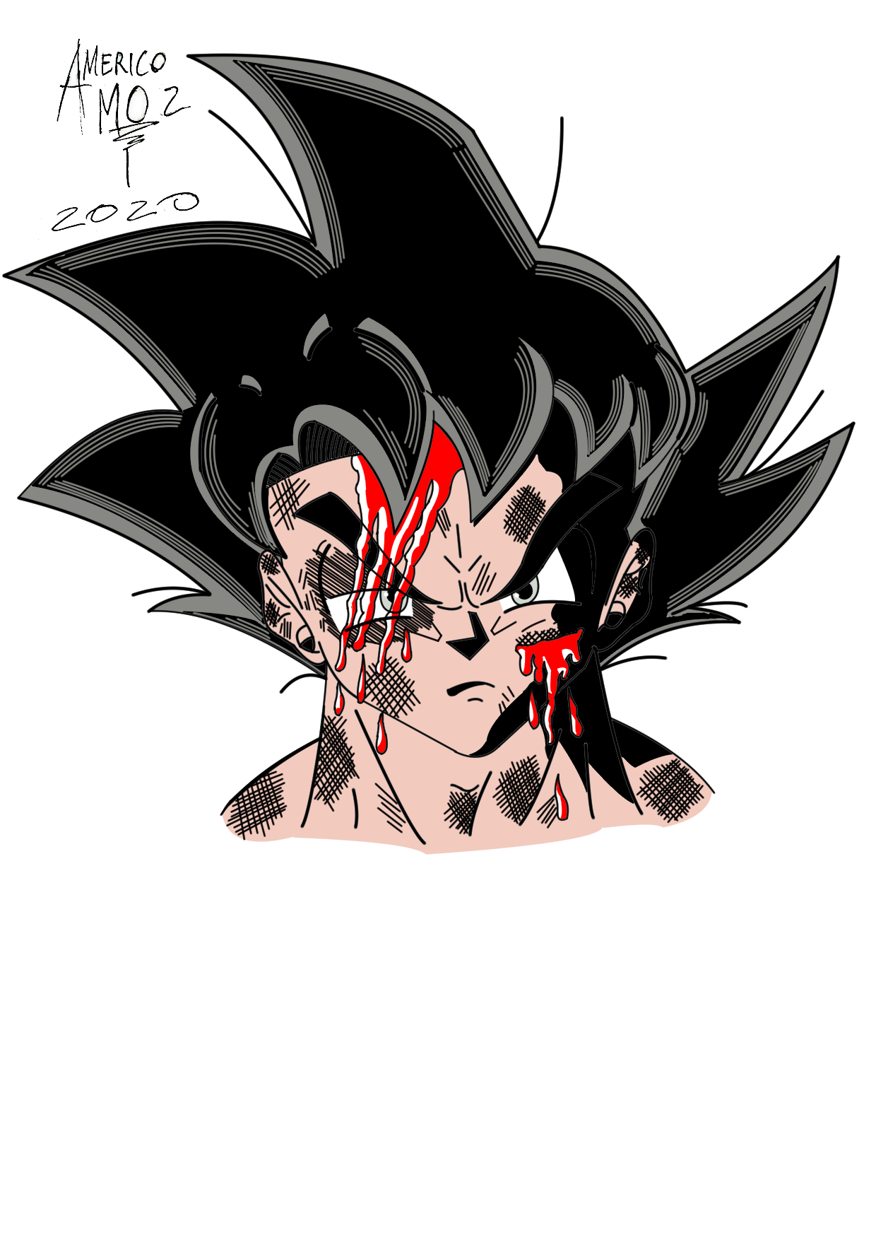 Goku - Instinto Superior Incompleto by Thony99 on DeviantArt