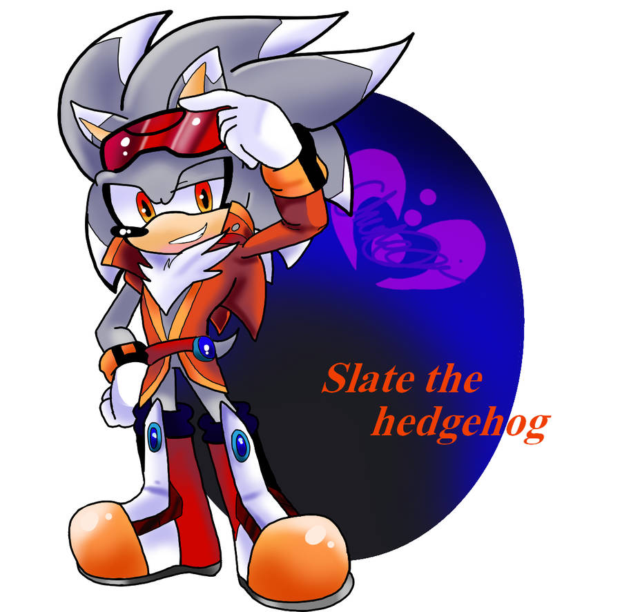 Slate Character Slate the hedgehog by ArtsySiege on DeviantArt