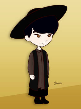 Key in his monk outfit