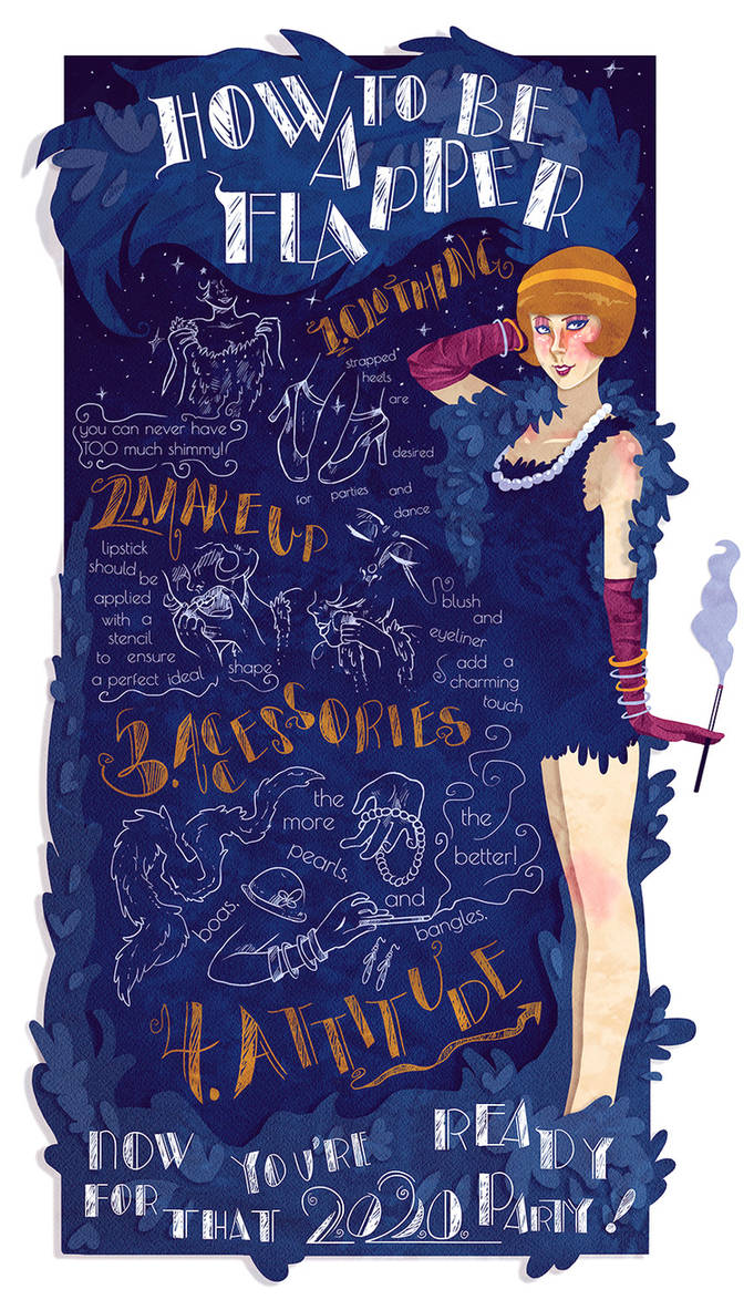 How to Be a Flapper Fashion Infographic by Witchin on DeviantArt