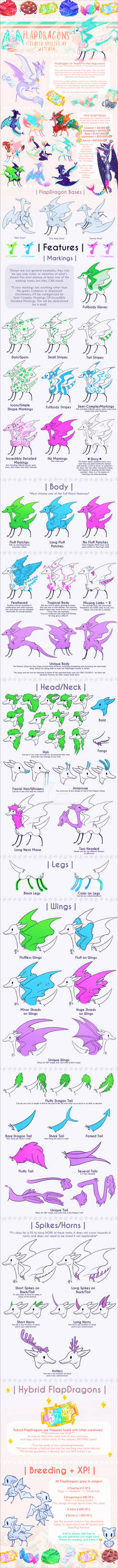 RETIRED FlapDragons | Closed Species Visual Guide