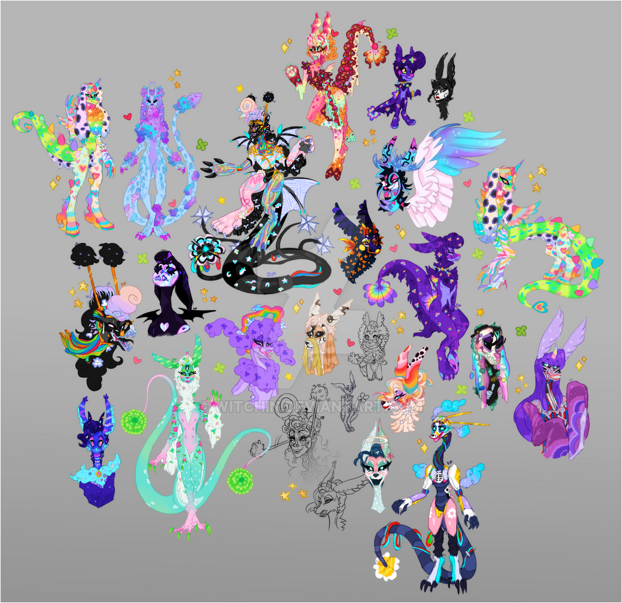 Clovertails | Ongoing Sketch Dump! by Witchin on DeviantArt