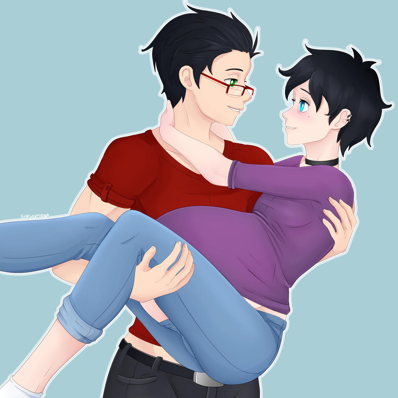 Bridal Carry by silkyomega on DeviantArt