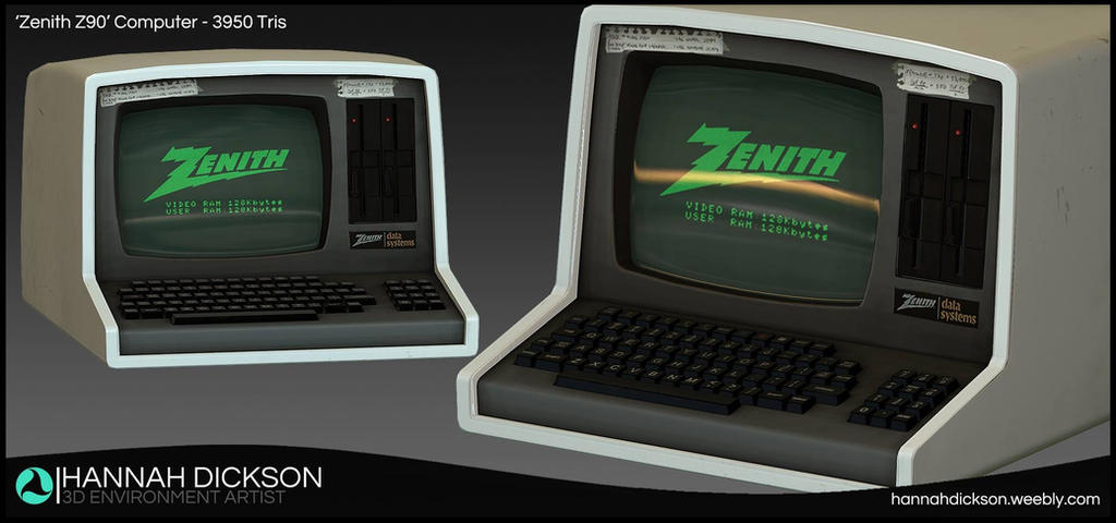 Zenith 89 Computer Retro Scifi Computer - 'Zenith Z90' by HannahDickson3D on DeviantArt