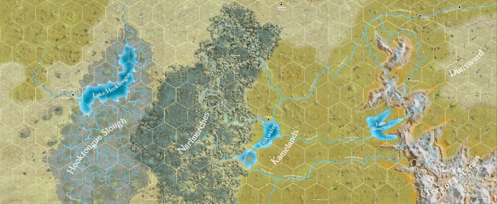 Pathfinder Kingmaker Campaign Kingdom Map by Mackarious on DeviantArt