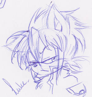 Luke as wolf -questionmark-