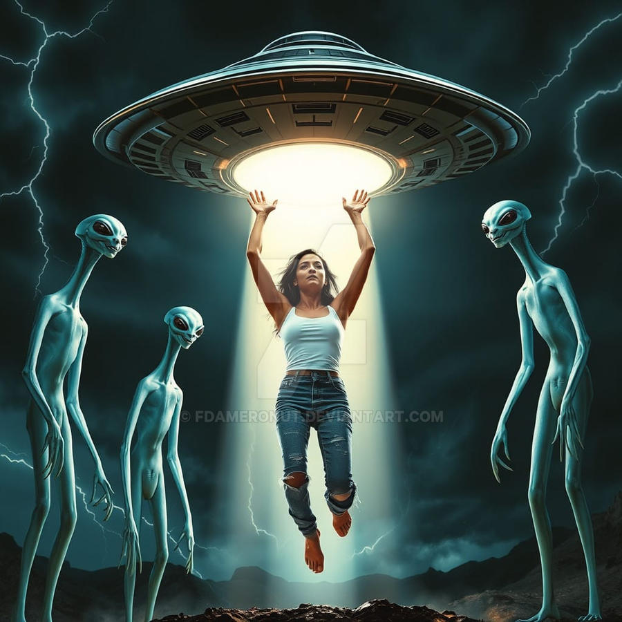 Deviantart Ransom Abduction Aliens Abducting Woman by fdameronut on DeviantArt