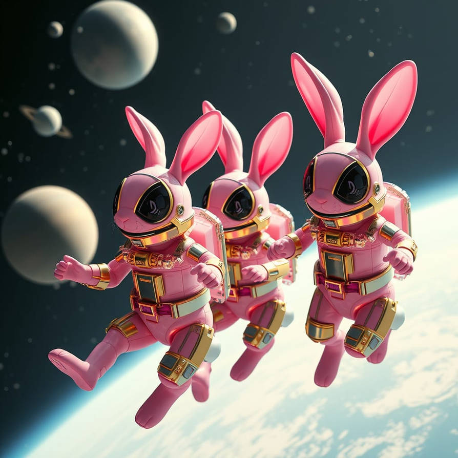 Space Rabbits by fdameronut on DeviantArt
