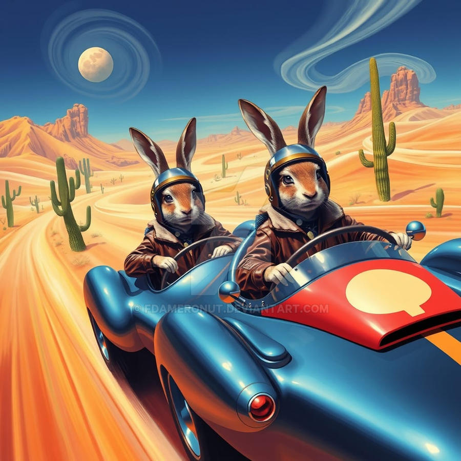 Deviantart Adoptable Rabbit Racer Rabbits Racing In The Desert by fdameronut on DeviantArt