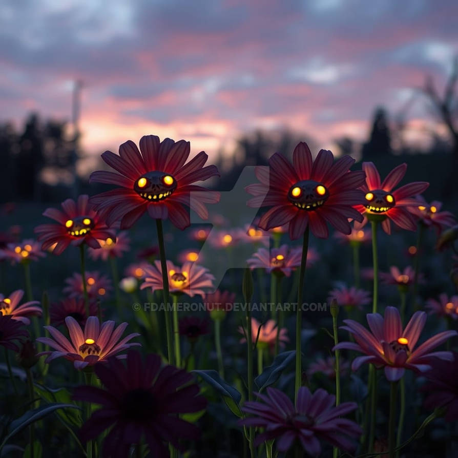 Creepy Flower Garden By Fdameronut On DeviantArt creepy-flower-garden-by-fdameronut-on-deviantart