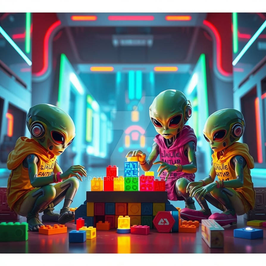 Alien Children Playing With Blocks By Fdameronut On DeviantArt alien-children-playing-with-blocks-by-fdameronut-on-deviantart