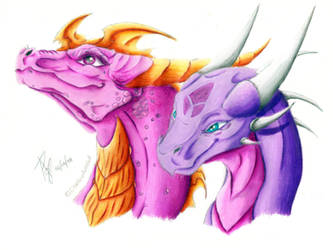 Spyro and Cynder